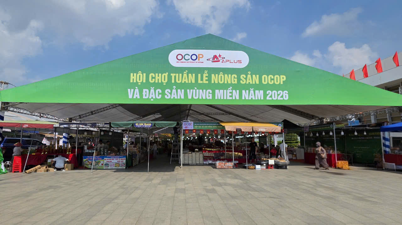 Hải Phòng: 200 gian hàng hội tụ tại Tuần lễ nông sản OCOP và đặc sản vùng miền năm 2026
